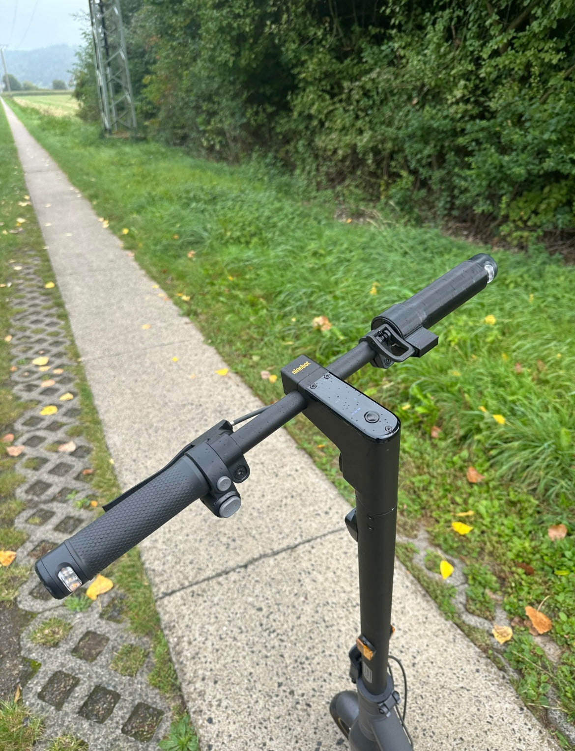 Poignée d'accélérateur tournante pour trottinette électrique